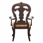 Cherry With Gold Tipping Deryn Park Collection Arm Chair By Homelegance Dining Room Furniture Mobilia Cleopatra 17 Cherry With Gold Tipping Deryn Park Collection Arm Chair By Homelegance 17