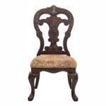 Cherry With Gold Tipping Deryn Park Collection Side Chair By Homelegance Dining Room Furniture Mobilia Cleopatra 15 Cherry With Gold Tipping Deryn Park Collection Side Chair By Homelegance 15