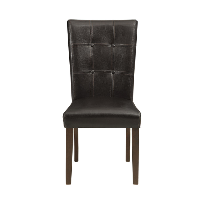 Dark cherry Decatur Collection Side Chair By Homelegance