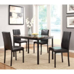 Black/Brown Tempe Collection Side Chair By Homelegance Dining Room Furniture Mobilia Cleopatra 17 Black/Brown Tempe Collection Side Chair By Homelegance 17