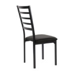 Black metal Flannery Collection Side Chair By Homelegance Dining Room Furniture Mobilia Cleopatra 16 Black metal Flannery Collection Side Chair By Homelegance 16