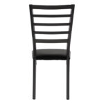 Black metal Flannery Collection Side Chair By Homelegance Dining Room Furniture Mobilia Cleopatra 18 Black metal Flannery Collection Side Chair By Homelegance 18