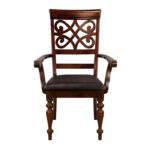 Dark cherry Creswell Collection Arm Chair By Homelegance Dining Room Furniture Mobilia Cleopatra 17 Dark cherry Creswell Collection Arm Chair By Homelegance 17