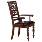 Dark cherry Creswell Collection Arm Chair By Homelegance Dining Room Furniture Mobilia Cleopatra 19 Dark cherry Creswell Collection Arm Chair By Homelegance 19