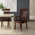 Dark cherry Creswell Collection Arm Chair By Homelegance Dining Room Furniture Mobilia Cleopatra 23 Dark cherry Creswell Collection Arm Chair By Homelegance 23