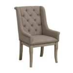 Gray Cashmere Vermillion Collection Arm Chair By Homelegance Dining Room Furniture Mobilia Cleopatra 12 Gray Cashmere Vermillion Collection Arm Chair By Homelegance 12