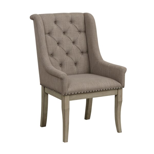 Gray Cashmere Vermillion Collection Arm Chair By Homelegance 8