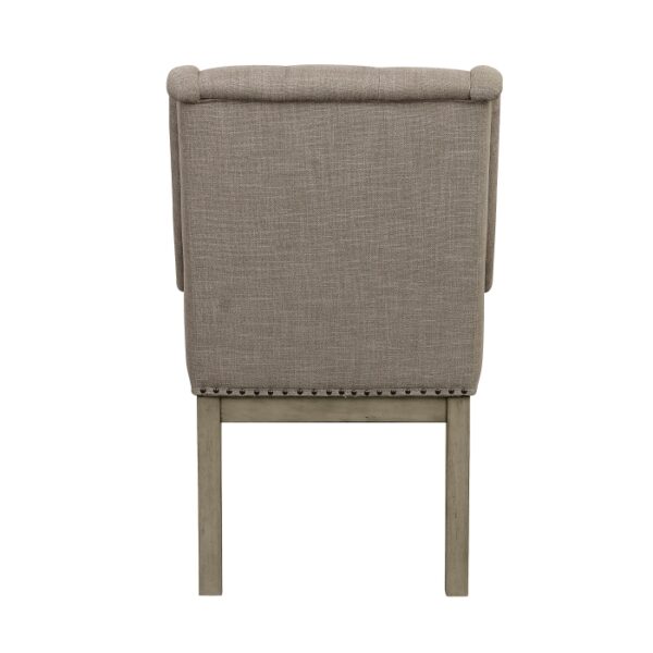 Gray Cashmere Vermillion Collection Arm Chair By Homelegance 9