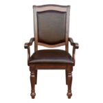 Brown cherry Lordsburg Collection Arm Chair By Homelegance 11