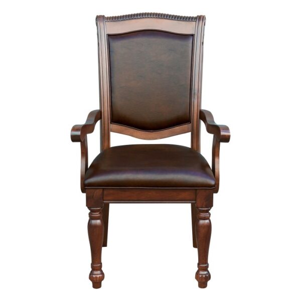 Brown cherry Lordsburg Collection Arm Chair By Homelegance 7