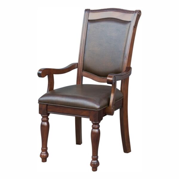 Brown cherry Lordsburg Collection Arm Chair By Homelegance 8