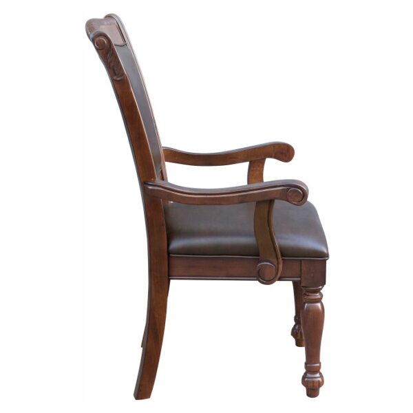Brown cherry Lordsburg Collection Arm Chair By Homelegance 9