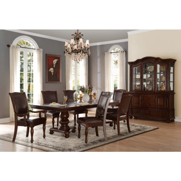 Brown cherry Lordsburg Collection Arm Chair By Homelegance 10