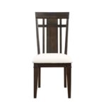 Dark brown Makah Collection Side Chair By Homelegance Dining Room Furniture Mobilia Cleopatra 9 Dark brown Makah Collection Side Chair By Homelegance 9