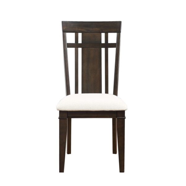 Dark brown Makah Collection Side Chair By Homelegance 6