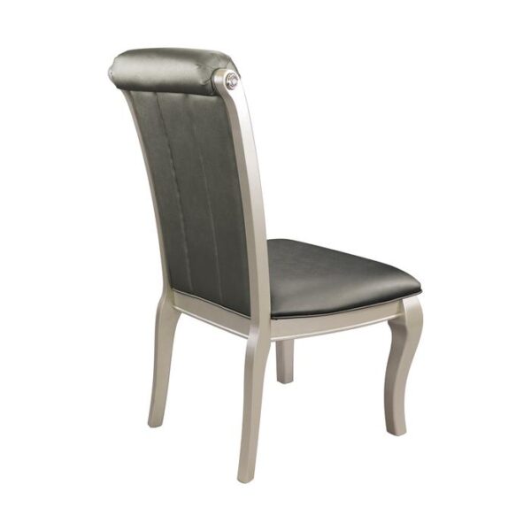 Silver Crawford Collection Side Chair By Homelegance 10