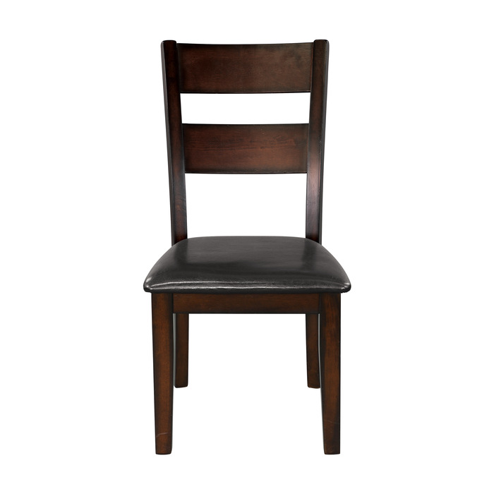 Dark Cherry Mantello Collection Side Chair By Homelegance