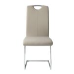 Chrome metal Glissand Collection Side Chair By Homelegance Dining Room Furniture Mobilia Cleopatra 11 Chrome metal Glissand Collection Side Chair By Homelegance 11