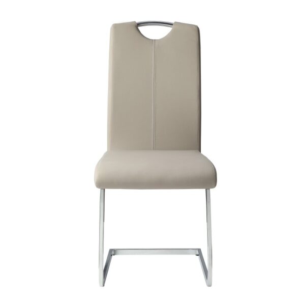 Chrome metal Glissand Collection Side Chair By Homelegance 7