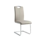 Chrome metal Glissand Collection Side Chair By Homelegance Dining Room Furniture Mobilia Cleopatra 12 Chrome metal Glissand Collection Side Chair By Homelegance 12