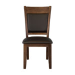 Light rustic brown Wieland Collection Side Chair By Homelegance 13