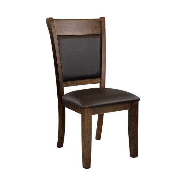 Light rustic brown Wieland Collection Side Chair By Homelegance 9