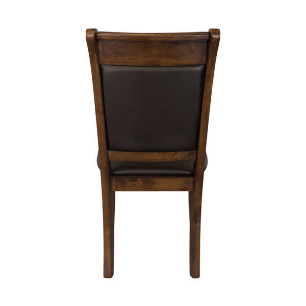 Light rustic brown Wieland Collection Side Chair By Homelegance 10