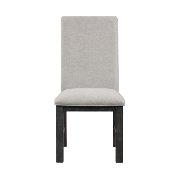 Wire brushed antiqued black finish Orem Collection Side Chair By Homelegance 7