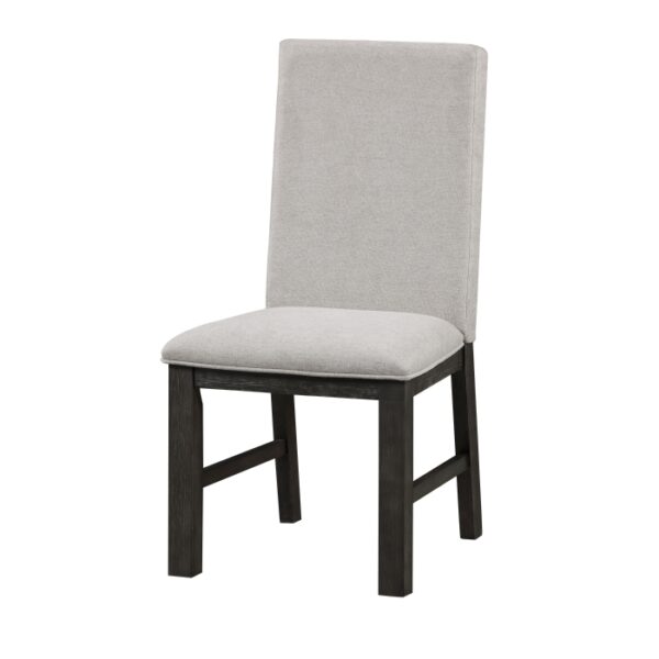 Wire brushed antiqued black finish Orem Collection Side Chair By Homelegance 8