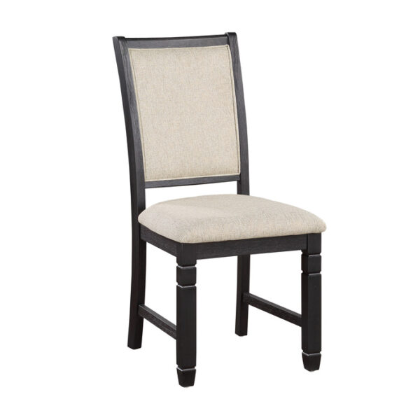 Black Asher Collection Side Chair By Homelegance 9