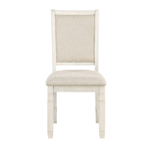 Antique white Asher Collection Side Chair By Homelegance 6