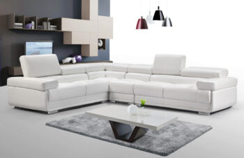 Sectional White