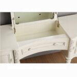 Ivory Dorothy Vanity Desk & Mirror BD02271 By ACME Bedroom Vanities Mobilia Cleopatra 10 Ivory Dorothy Vanity Desk & Mirror BD02271 By ACME 10