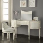 Ivory Dorothy Vanity Desk & Mirror BD02271 By ACME Bedroom Vanities Mobilia Cleopatra 11 Ivory Dorothy Vanity Desk & Mirror BD02271 By ACME 11
