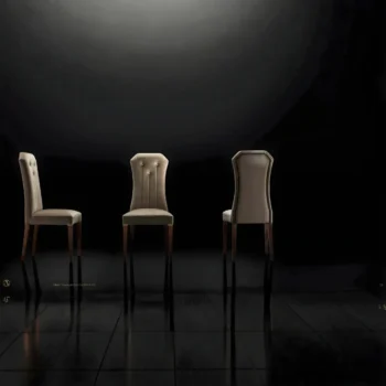 Mat Diamante Dining Chair by Arredoclassic
