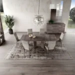 High Gloss Lacquer Viola Dining Room Set