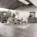 High Gloss Lacquer Viola Dining Room Set