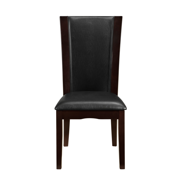 Espresso Daisy Collection Side Chair By Homelegance
