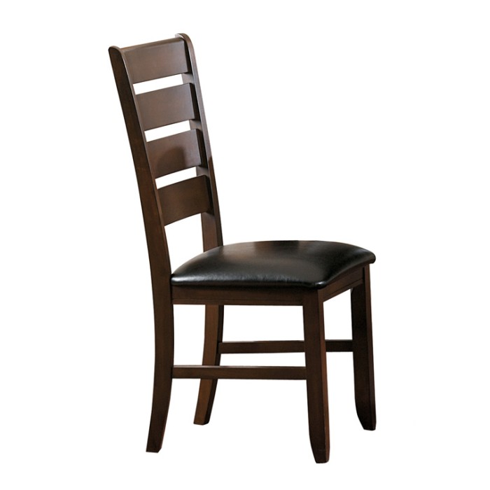 Dark Oak Ameillia Collection Side Chair By Homelegance