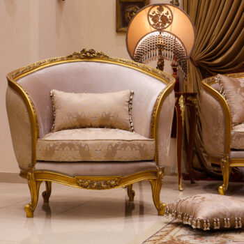 Handmade Eco Gold Chair