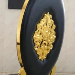 DC3000 Two Stainless Steel and Leather Dining Chairs by Artisan Furniture - Image 6