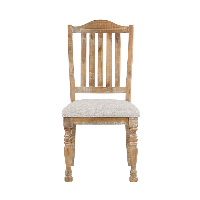 Wheat Weatherford Collection Side Chair By Homelegance