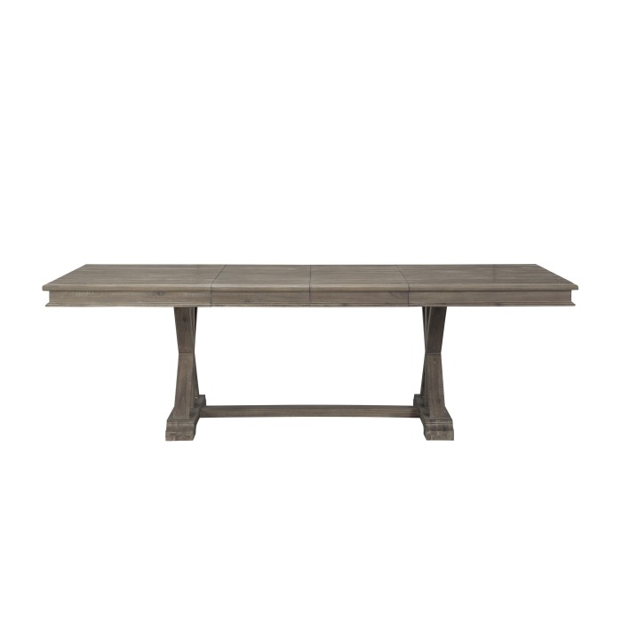 Driftwood light brown Cardano Collection Dining table By Homelegance