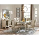 Silver Celandine Collection Dining table By Homelegance 16