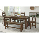Burnished brown Jerrick Collection Dining table By Homelegance Luxury Dining Tables Mobilia Cleopatra 17 Burnished brown Jerrick Collection Dining table By Homelegance 17