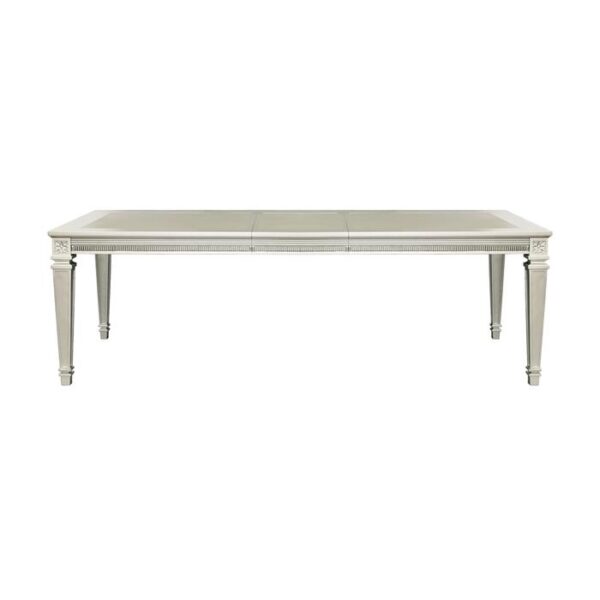 Silver Bevelle Collection Dining table By Homelegance 8