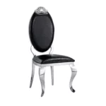 DC3000 Stainless Steel and Leather Dining Chairs by Artisan Furniture Dining Chair & Bench Mobilia Cleopatra 39 DC3000 Stainless Steel and Leather Dining Chairs by Artisan Furniture 39