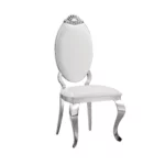 DC3000 Stainless Steel and Leather Dining Chairs by Artisan Furniture Dining Chair & Bench Mobilia Cleopatra 40 DC3000 Stainless Steel and Leather Dining Chairs by Artisan Furniture 40