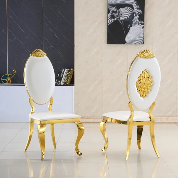 DC3000 Stainless Steel and Leather Dining Chairs by Artisan Furniture 27