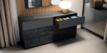Mat Onyx Bedroom Set p13500 By ESF Furniture Luxury Bedroom Sets Mobilia Cleopatra 32 Mat Onyx Bedroom Set p13500 By ESF Furniture 32